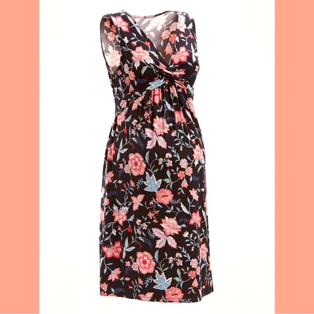 Old Navy Maternity Twist-Front Jersey V-Neck Dress Size Medium